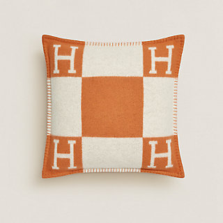 Hermes cheap pillow orange